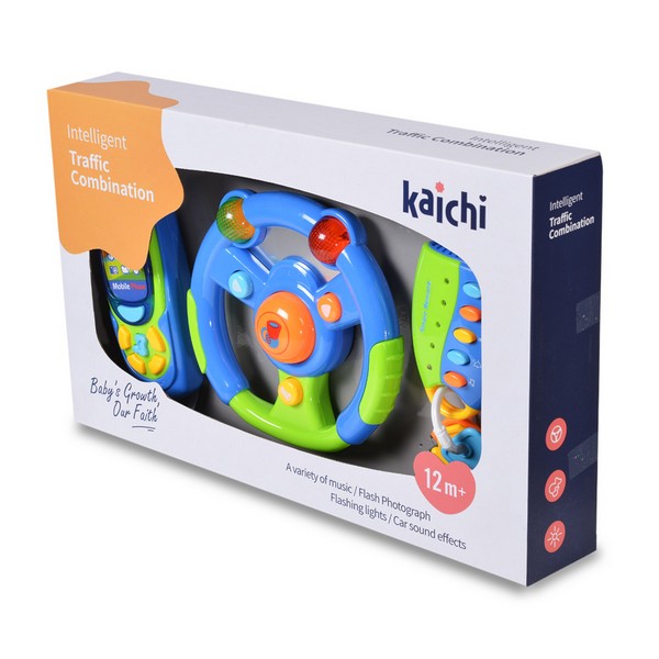Продукт Kaichi - Комплект музикален волан, телефон и ключодържател - 0 - BG Hlapeta